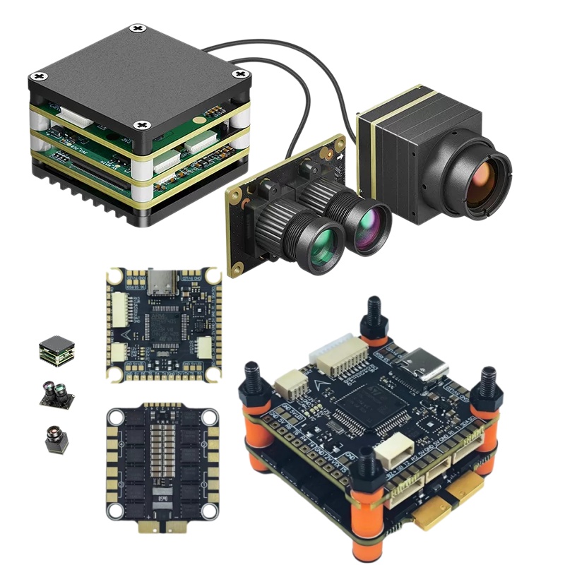 High-speed FPV system PCBA and camera-module combination reference