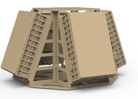 X-band four-face phased-array radar